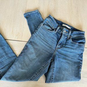 Levi's High Rise Skinny Jeans